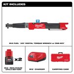 Kit de clé dynamométrique numérique M12 FUELMC de 3 / 8 po avec One-KeyMC