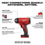 M18 18 Volt Lithium-Ion Cordless Compact Heat Gun - Tool Only