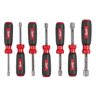 Hollow Shaft Metric Nut Driver Set - 7 Piece